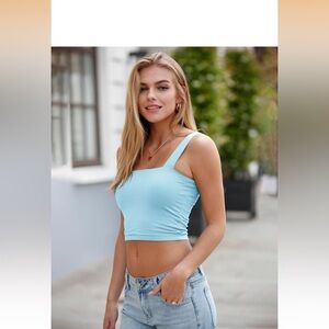 Light Blue and pink Women's Crop Top bundle